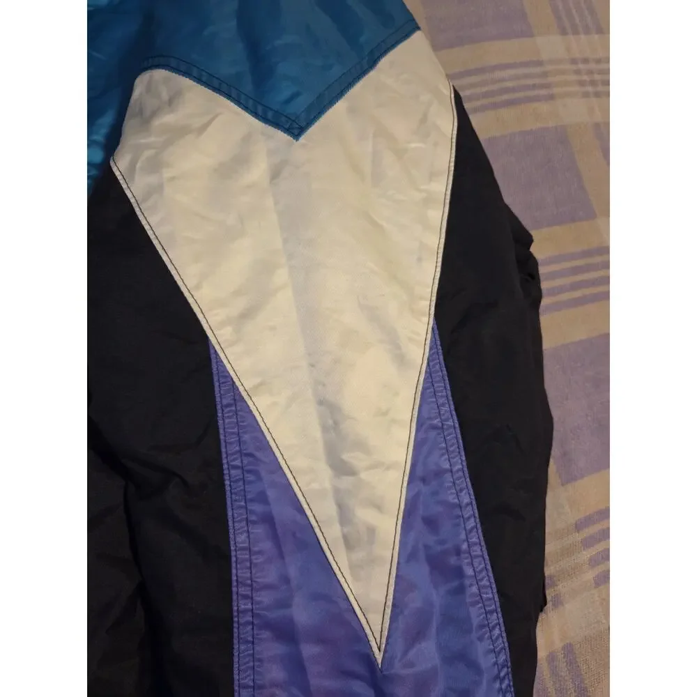 Vtg Polaris Jacket Mens Large Multicolor Ski Snowmobile Anorak Made USA 80s 90s